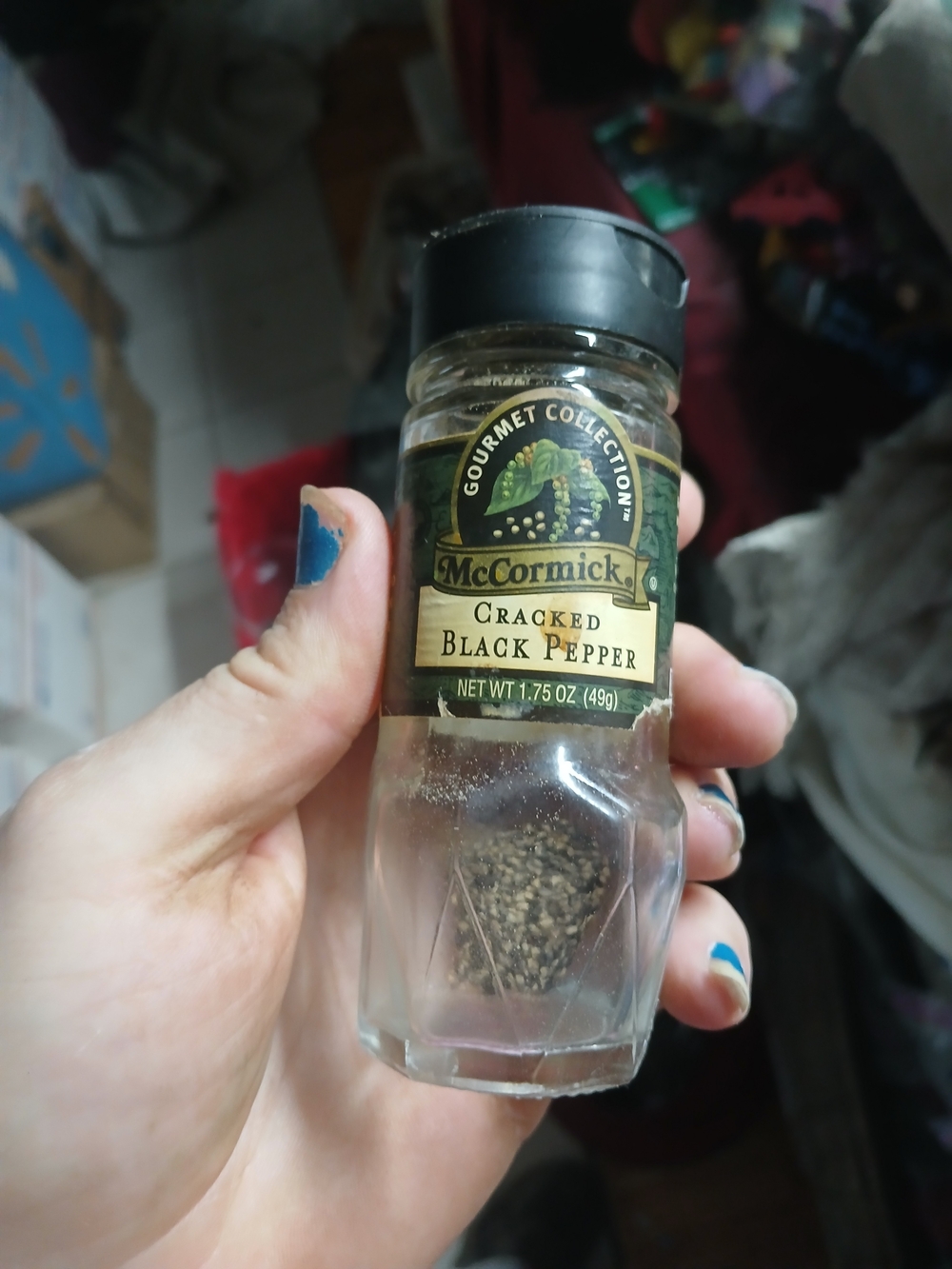 1.75 Oz Empty Clear Glass Spice Jar - Plastic Lid Flip Up